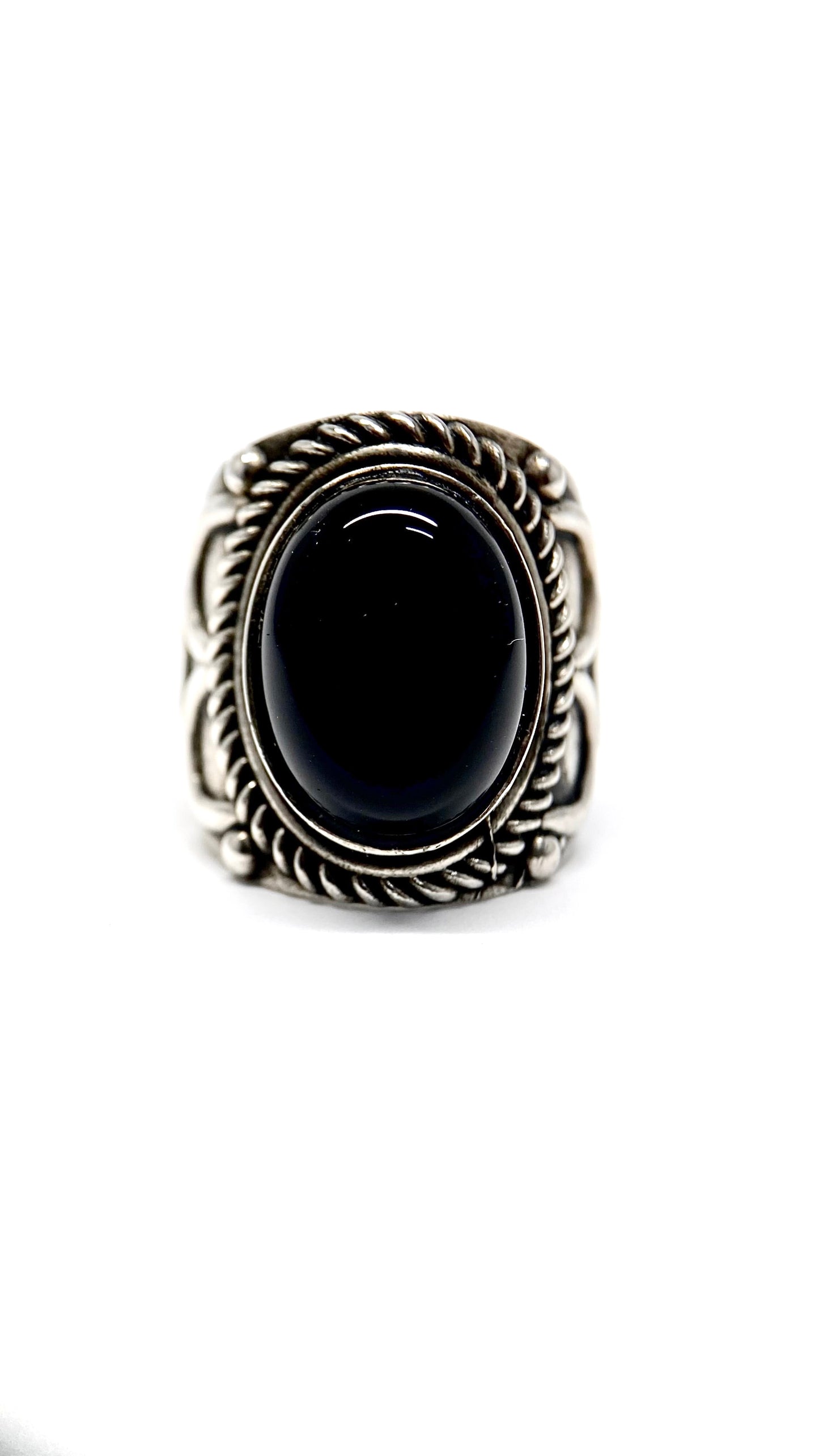 INDIAN ONYX RING