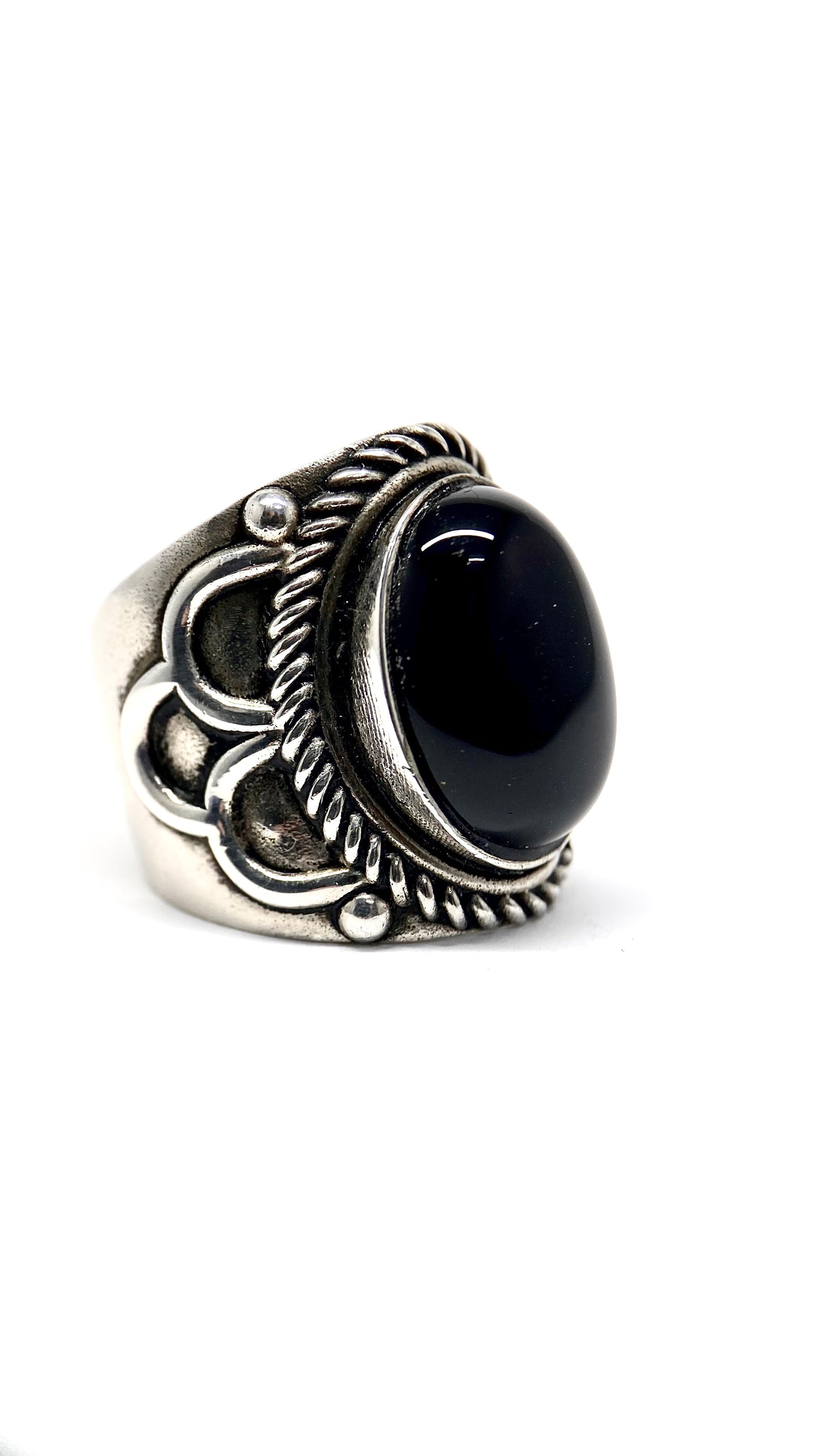 INDIAN ONYX RING