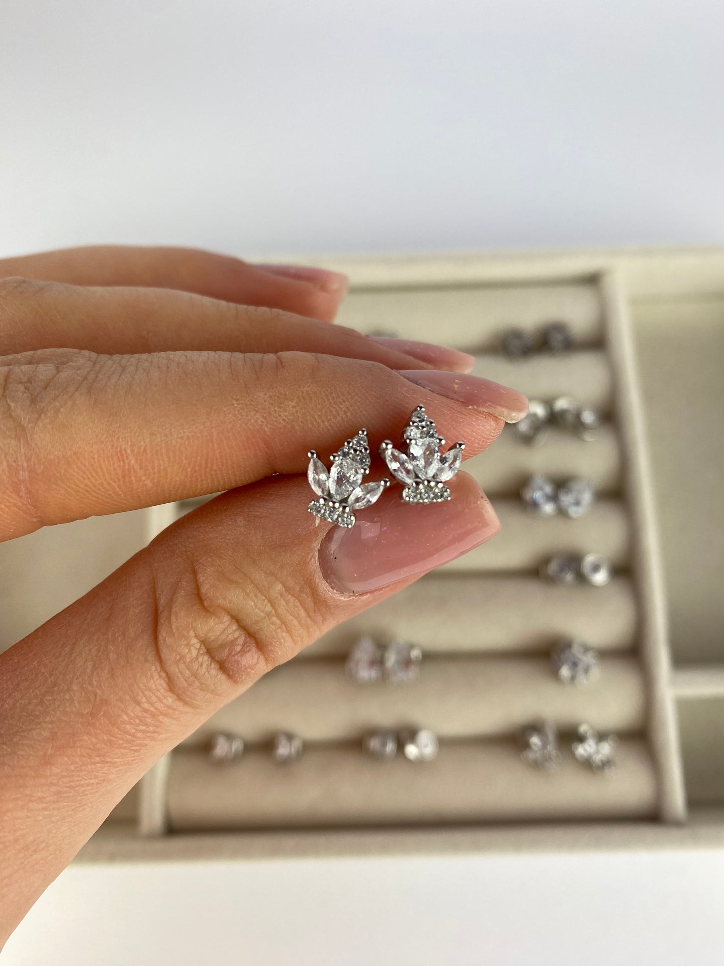 Queen earrings