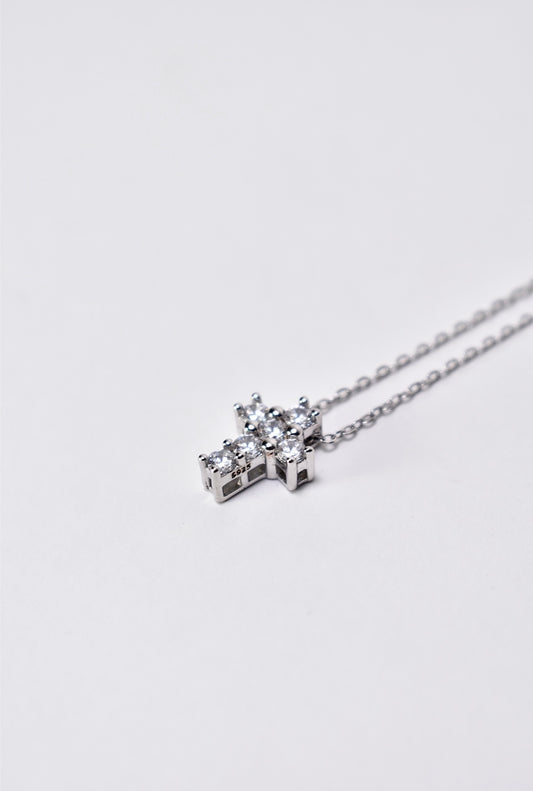 Cross Necklace "Sparkle Diamond"