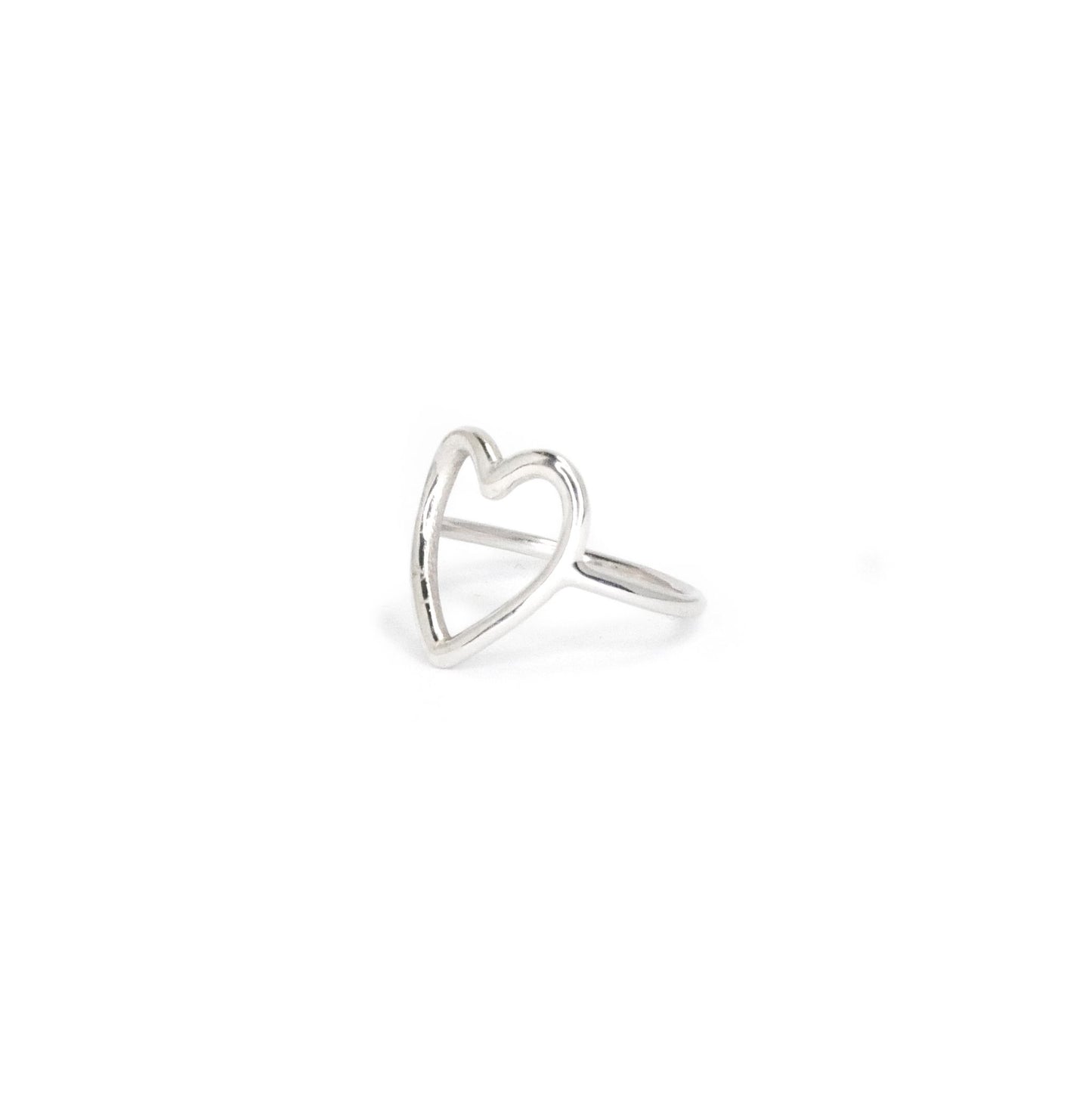 Anello cuore vuoto