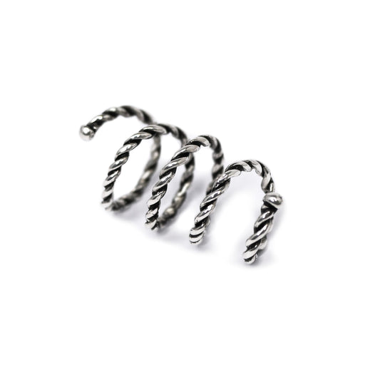 Spiral weave ring